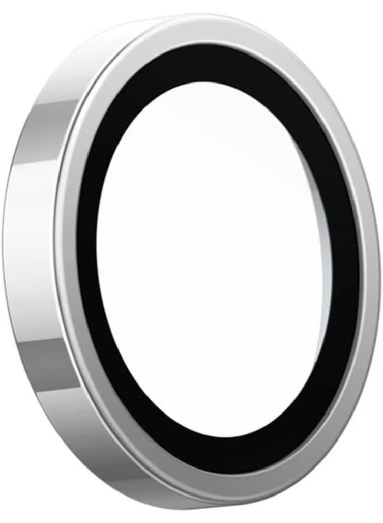 Camera Lens Protector for iPhone 17 Pro 6.3 & iPhone 17 Pro Max 6.9, 9H Tempered Glass Aluminum Alloy Individual Ring Camera Cover with Easy Installation Tool, Scratch Resistant, Silver - Image 3